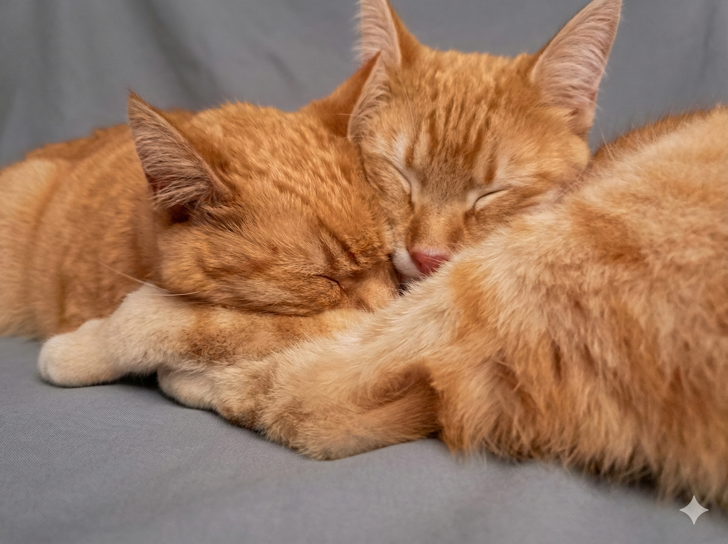 Gatitos durmiendo